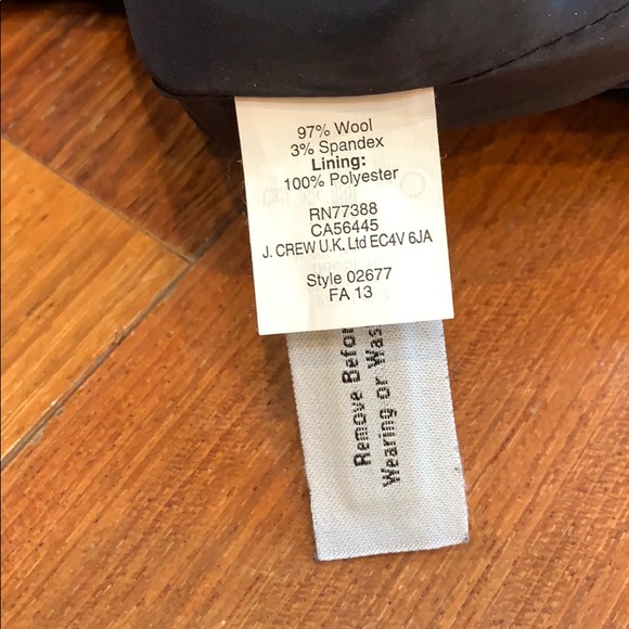 J. Crew Scallop Trim Mini Skirt Navy Size 6 - Picture 4 of 5